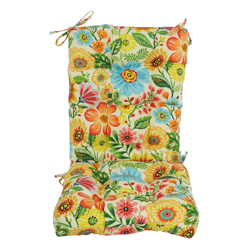 Coussin de chaise d'extÃ©rieur capitonnÃ© Ã  motifs