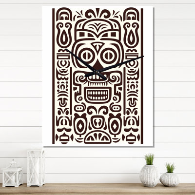 Ancient Enigmas Kawaii Graphics - Christianism Wall Clock