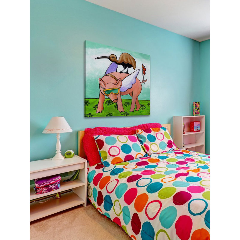 Janet Nelson - Wrapped Canvas Painting, 122cm H x 122cm W x 3.81cm D