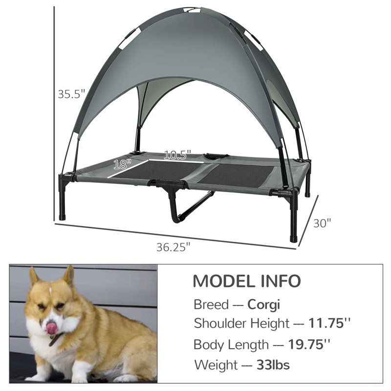 Lit pour chien surélevé Pawhut