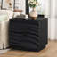 Ensemble de 2 tables de chevet en bois massif 2 tiroirs-66081361-66081362