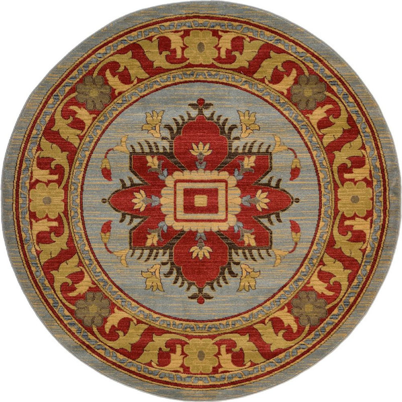 Lauri Geometric Indoor Rug, Round 6'