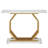 40” Gold Console Table