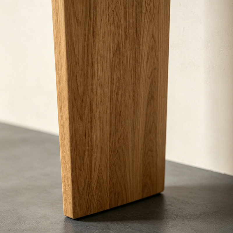 Console américaine simple et moderne, H 29,5 po x l 39,4 po x P 11,8 po, Bois naturel