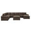 Upholstered U-Shaped Sectional Reversible-589370301