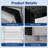 BANGSON 7.0 Cu.Ft Upright Freezer Garage Ready, Convertible Upright Freezer/Refrigerator for Kitchen, Garage, Apartment,Silver-113369912