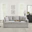 83.9" W Modern Chenille Casual Sofa With 5 Pillows-1673713335