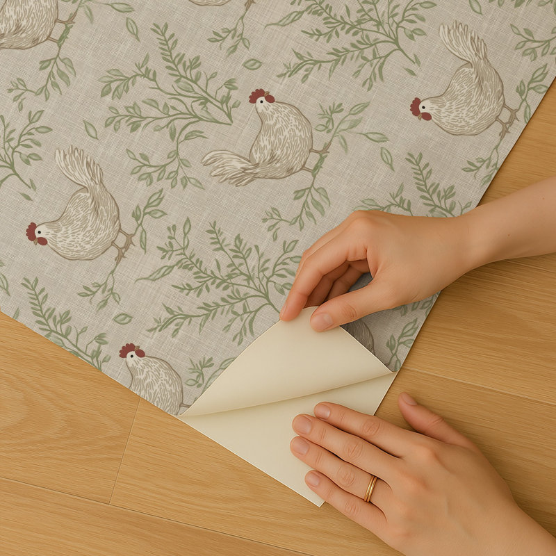 Papier peint adhésif Cluckham Toile
