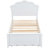 Wood Platform Bed With Headboard And Twin Trundle For Space Saving And Sturdy Support-158323479
