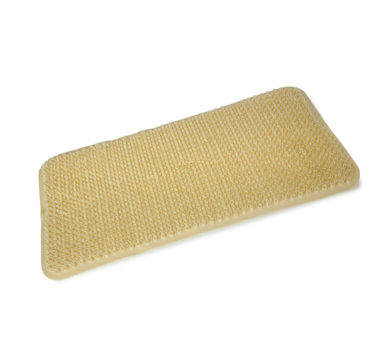 PVC Non-Slip Bath Mat, Cream