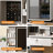 Vanity Desk Set With Sliding Lighted Mirror, Makeup Dressing Table With 4 Drawers & 9 Storage Spaces, Hidden Compartments And Cushioned Stool, White Beauty Furniture For Bedroom