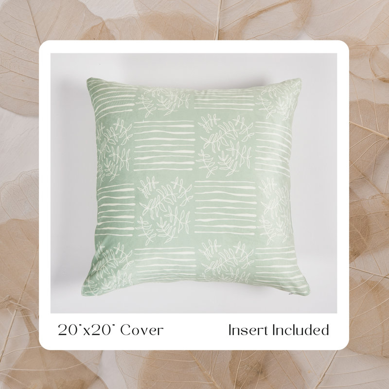 Coussin floral 22 po