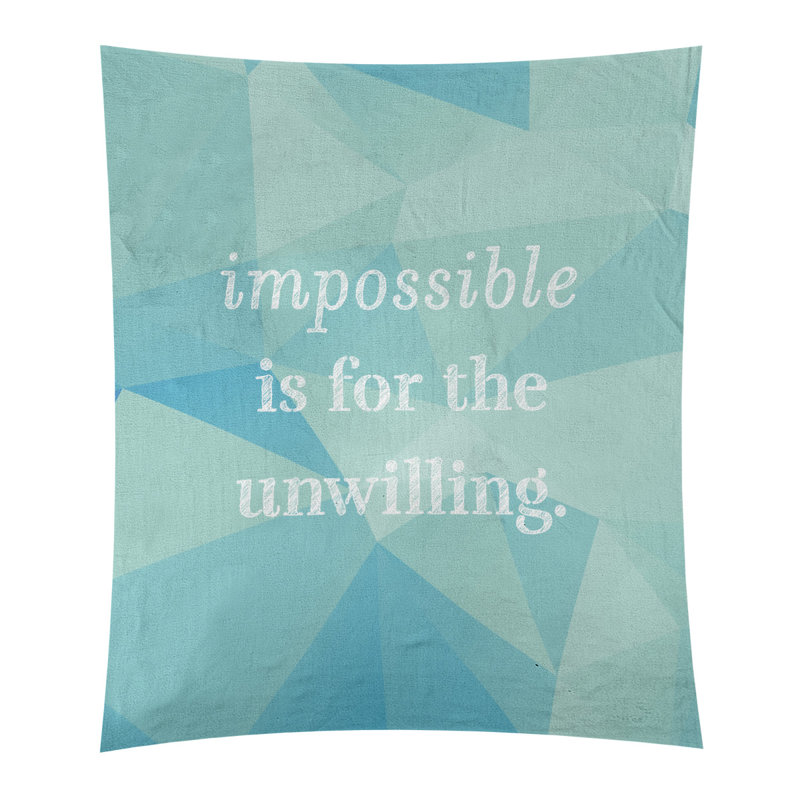 Tapisserie quote-en polyester en faux gemme, H 80 po x l 68 po, Zircon