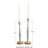 Alia 2 Piece Aluminum Tabletop Candlestick Set-2106657593