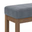 Repose-pieds rembourré en bois massif Milltown-1543932262-1510478772