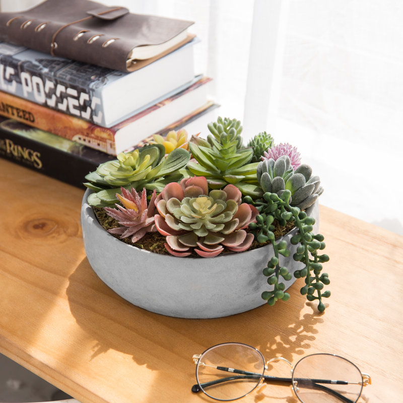 4.8'' Faux Succulent
