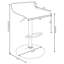 Tabouret de bar ajustable blanc (ensemble de 2), pour la maison