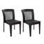 Chaises de patio empilables, acier rotin Pe, salle à manger d'extérieur moderne