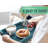 Rustic Wooden Serving Trays With Handle - Set Of 2 - Large And Small Nesting Multipurpose Trays - For Breakfast, Coffee Table/Butler & More - Rustic White-140535939
