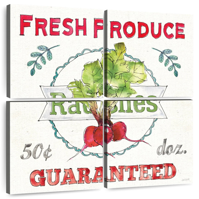 Plaque murale Kema Veggie Market II