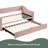 Twin Size Upholstered Daybed With Pop Up Trundle-735099286