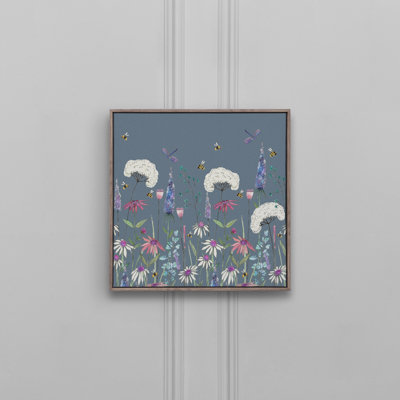 Hermione Hermione Bluebell - Floater Frame Print