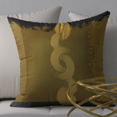 Chamberlan Glowing Tempting Decorative Square Pillow Cover & Insert