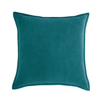 (With Or Without Inserts) Set of 2 Velvet Solid Colors Throw Pillows sizes of 12"x20, 18"x18", and 20"x20"