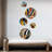 Abstract Wall Decor on Metal