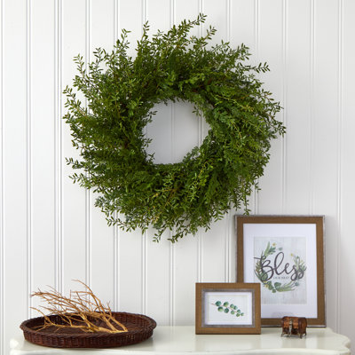 Faux Grass 27'' Wreath