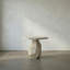 Polyhedron Marble End Table