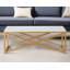 Table basse Calix 46 "" 46 "en faux marbre et acier-1896549438