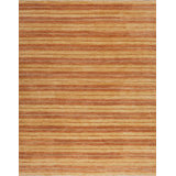 Textures Hand Knotted Wool Striped Area Rug