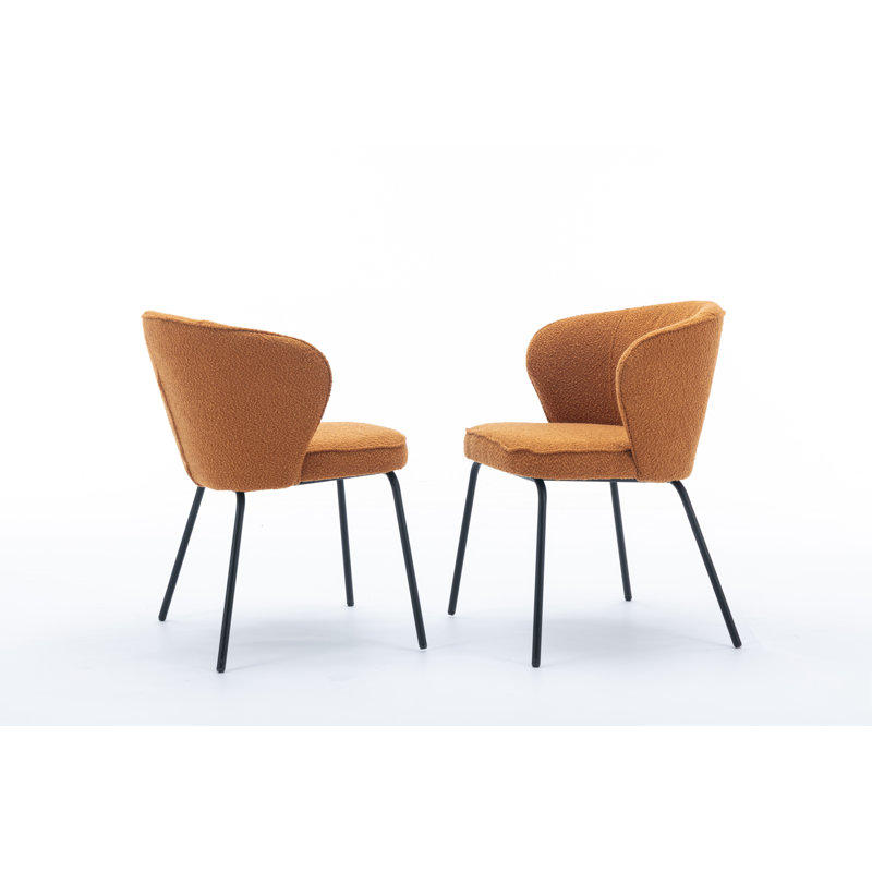 Chaise de salle à manger Donohoe Boucle, 2, Gingembre