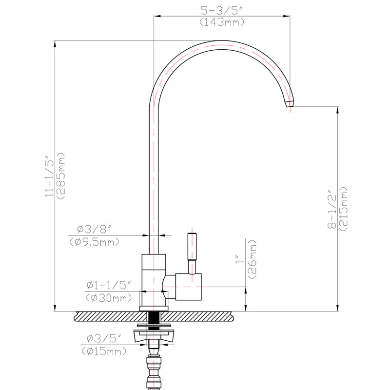 Robinet de lavabo en nickel brossé - Acier inoxydable, rouille et corrosion, installation à connexion rapide, aucune fuite, débit de 1,75 gallon par minute, cuisine montée sur le pont avec acier rétractable 304, conception moderne, rouille,