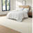 Ultra Plush Ivory Bedding Sets, Polyester Medallion Comforter For Home
