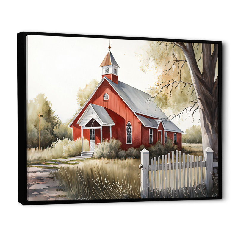Monochome jaune et gris Farm V - Barn Farm Ranch, impressions sur toile, H 24 po x l 32 po x P 1 po, Cadre flottant noir