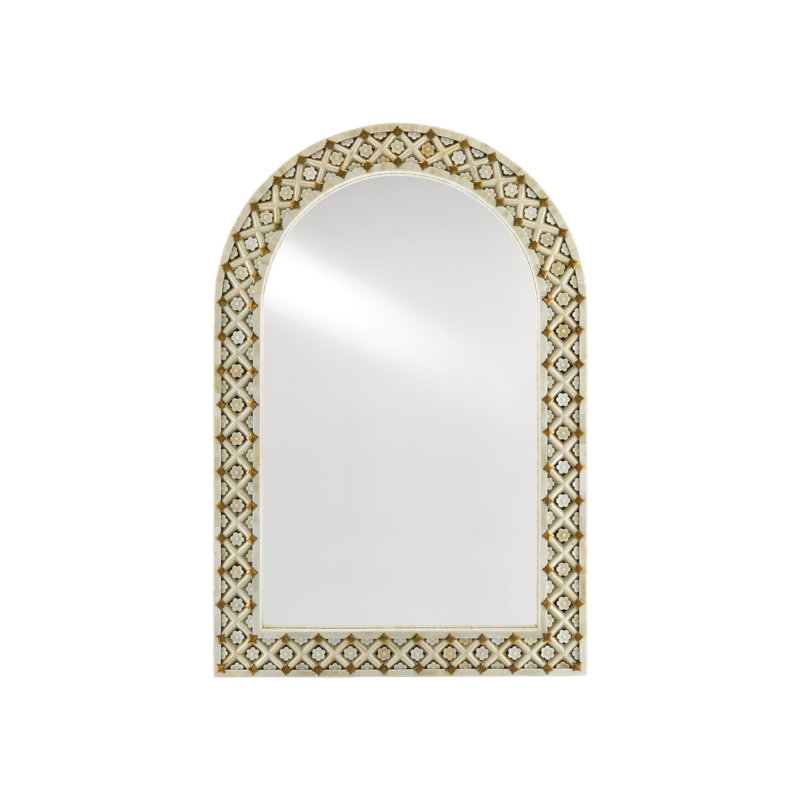 Ellaria Arch Bone Wall Mirror