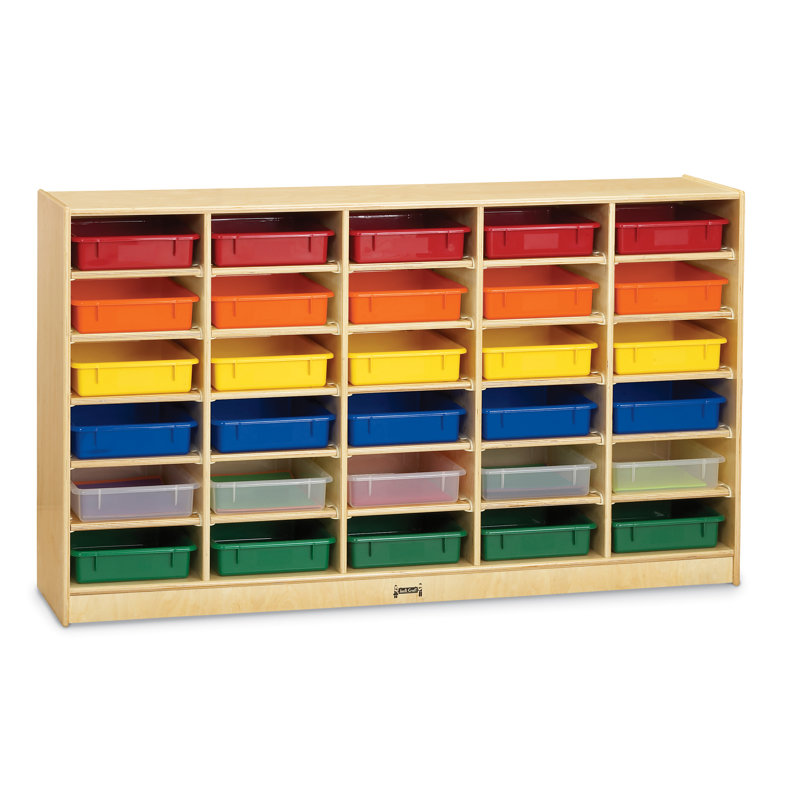 Rangement mobile à 30 plateaux Jonti-Craft®, Coloré, Standard