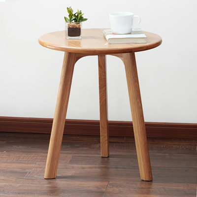 Small Coffee Table Bedside Table 100% Natural Solid Oak Wood