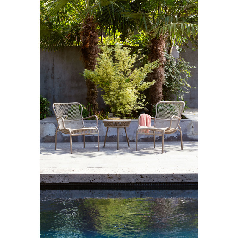 Loop Outdoor Lounge Chair, Taupe