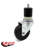 4-Piece Hard Rubber Caster Set