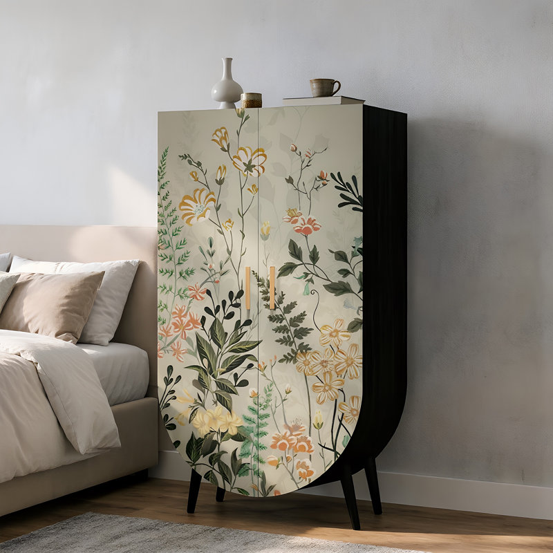 Household bedroom French style vintage wardrobe