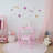 Teamson Kids Little Princess Star 2-pc. Wooden Vanity Table & Stool with LED Mirror, Storage Drawer & Organizer Bins