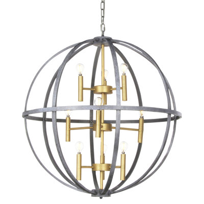 Saturn Chandelier - 32"W