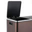 GallonStainless Steel Trash Can, Dual Compartment, Metal Kitchen Step Recycle Bin, Metal Double Dustbin, in-Home Garbage Rubbish Can, Removable Liner Buckets-101388189-87974606