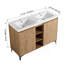 48" Freestanding Bathroom Vanity With Double Sink, Soft Closing Door Hinge