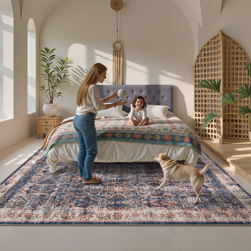 Tapis lavable ultra-mince Govan, Rectangle 6 pi x 9 pi