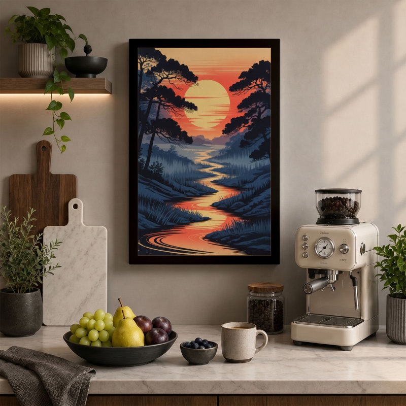 Print, 24x16 - 61.0 x 40.6 cm, Terracotta Border