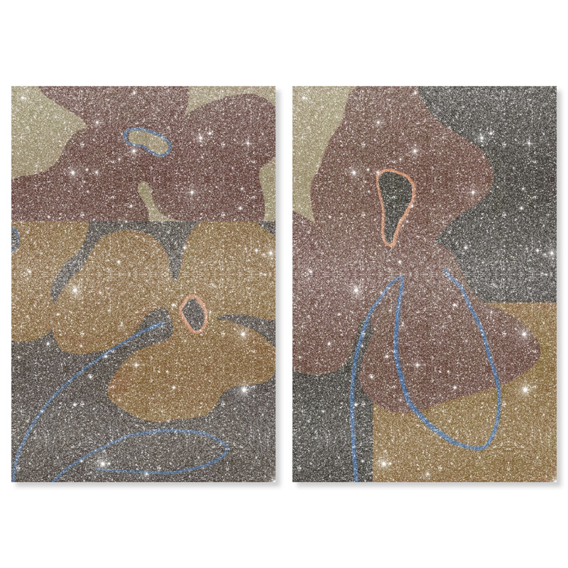 Moody Flowers Set Set by Oliver Gal, 36" H x 24" W, Gallery Wrapped
